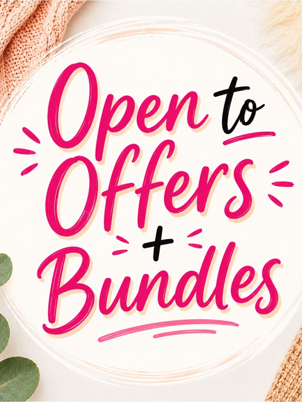Open to Offers + Bundles
